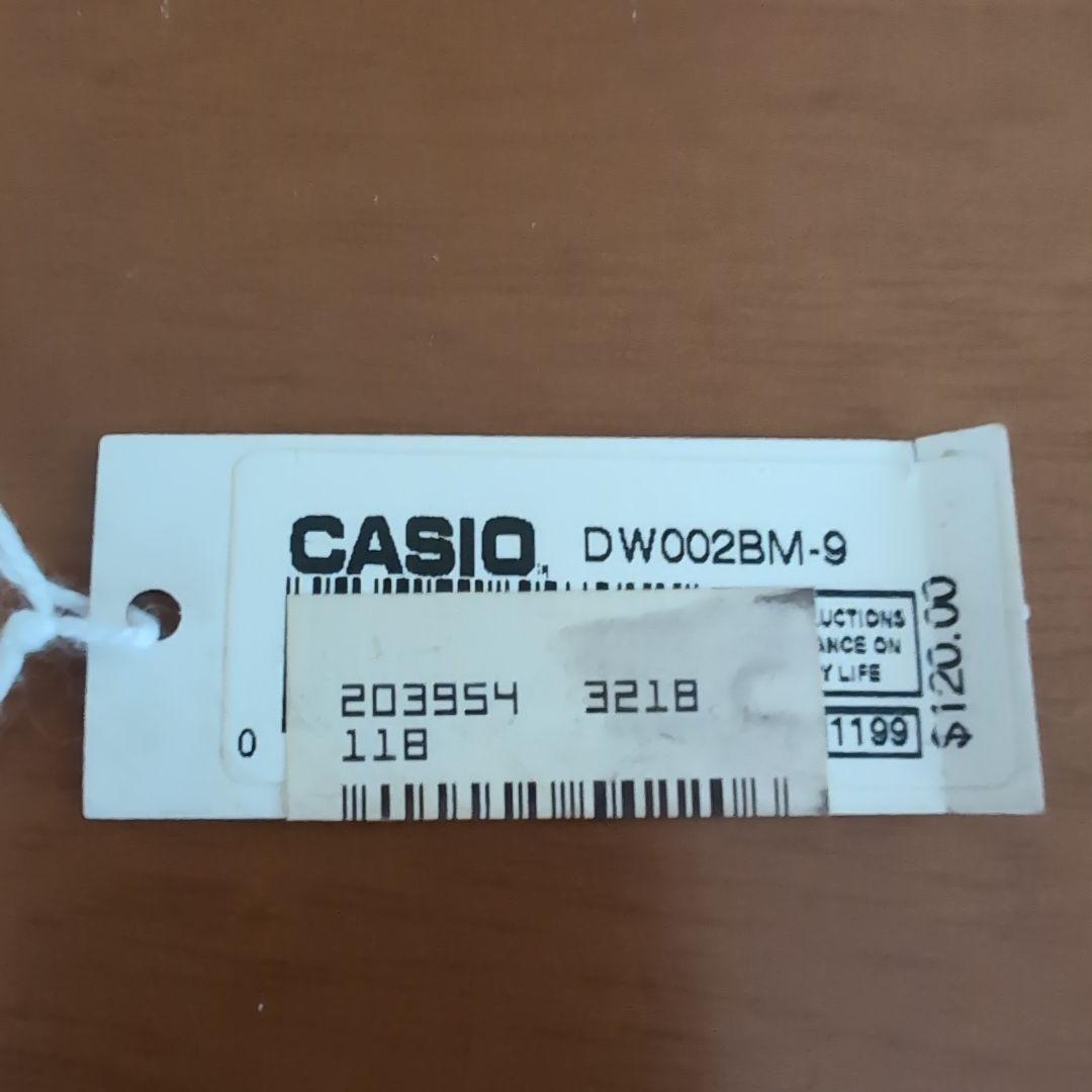 CASIO DW-002BM-9 Digital Men's Watch — Japanese