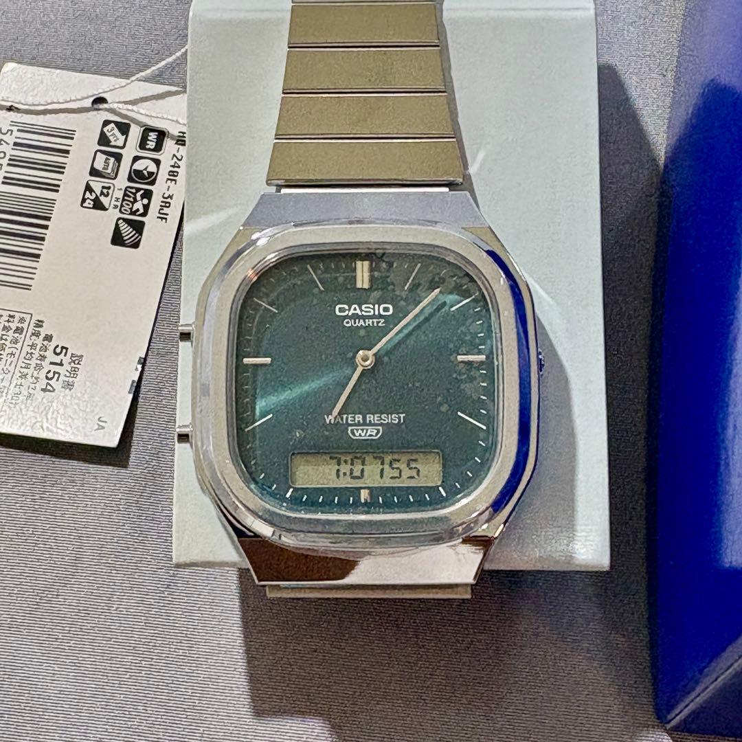 CASIO AQ-240E-3AJF Quartz Men's Watch — Japanese