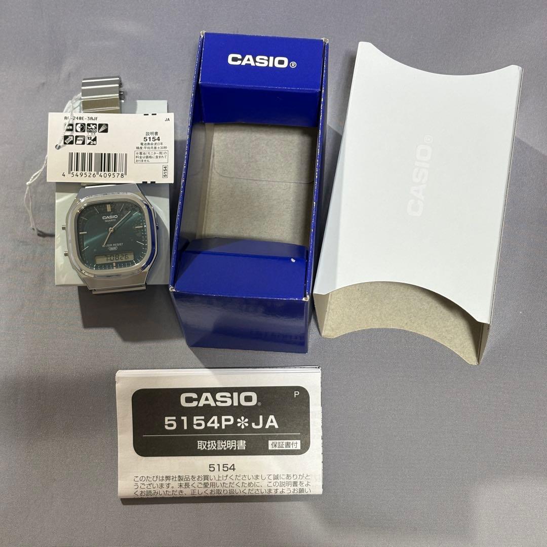 CASIO AQ-240E-3AJF Quartz Men's Watch — Japanese