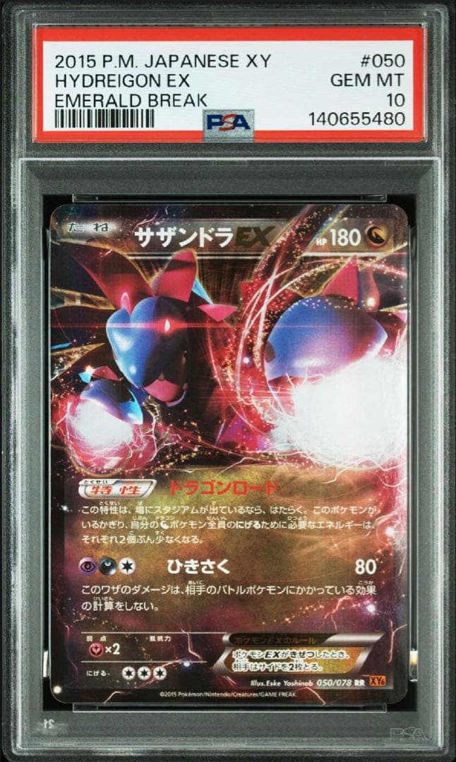 PSA 10 Pokemon Hydreigon ex — Japanese