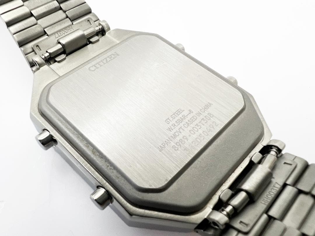 Citizen JG2120-65A Digital Men's Watch — Japanese