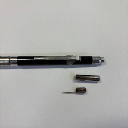 Pilot Hi-Meka Holder 0.3mm H-2003 mechanical pencil with hardness display showing H 2H and 3H leads