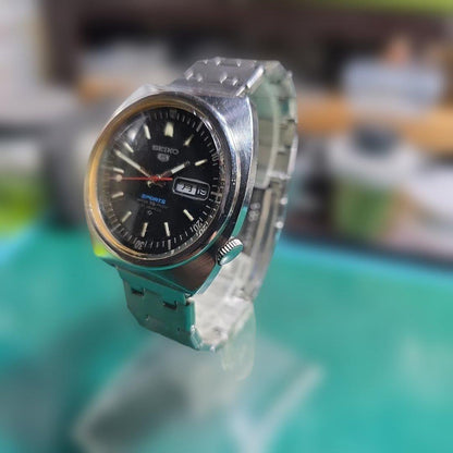 SEIKO 5 Sports 21J Automatic Black Men's Watch — Japanese