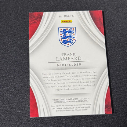 Panini Immaculate Lampard Jersey — Japanese
