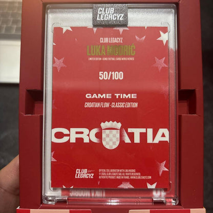 Luka Modric Club Legacyz Limited Card — 50/100 — Japanese