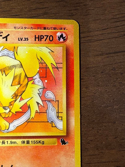 Pokemon Pokémon Card Old Back Blazing Fire Windi — Japanese