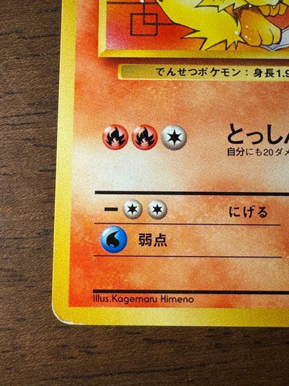 Pokemon Pokémon Card Old Back Blazing Fire Windi — Japanese