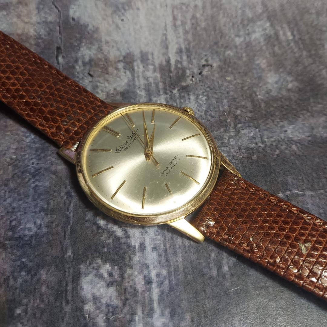 Citizen Deluxe 50s Manual Men's Watch — Japanese