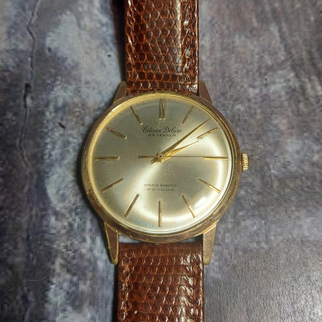 Citizen Deluxe 50s Manual Men's Watch — Japanese