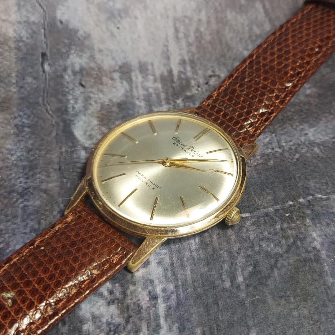 Citizen Deluxe 50s Manual Men's Watch — Japanese