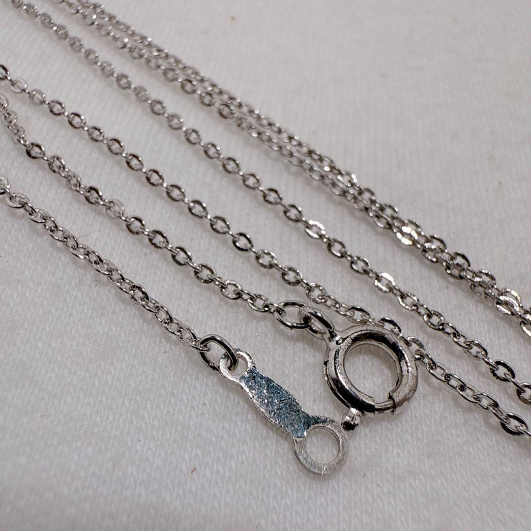 MIKIMOTO Silver Akoya Pearl Round Necklace featuring a single pearl pendant on a 40.5 cm silver chain