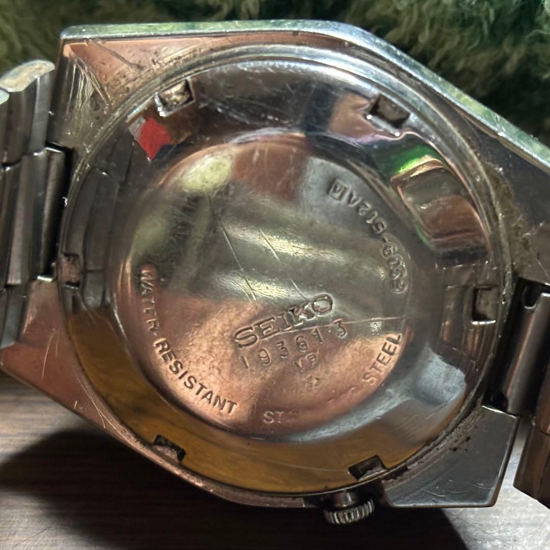 SEIKO 5 1977 Model Hexagon Automatic Men's Watch — Japanese