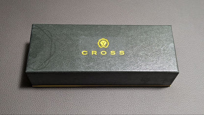 CROSS ballpoint pen with black ink in test writing condition shown on white background