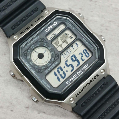 CASIO AE-1200WH Digital Men's Watch — Japanese