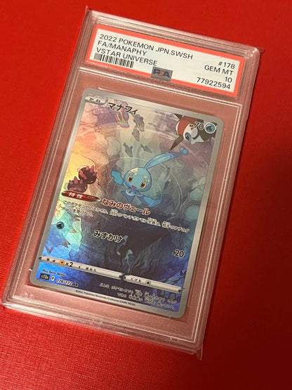 PSA 10 Pokemon Manaphy — 178/172 — Japanese