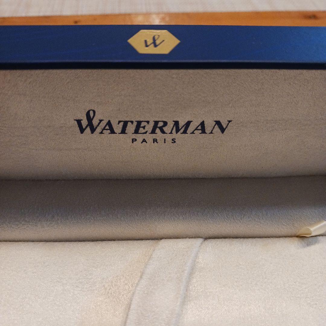 Waterman Expert ballpoint pen in matte black finish with sleek body and silver clip