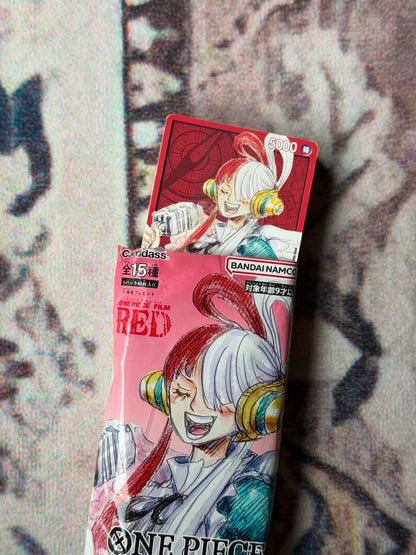 One Piece ONE PIECE LIMITED BONUS CARD GAME TUTORIAL DECK FILM RED Pack — Japanese