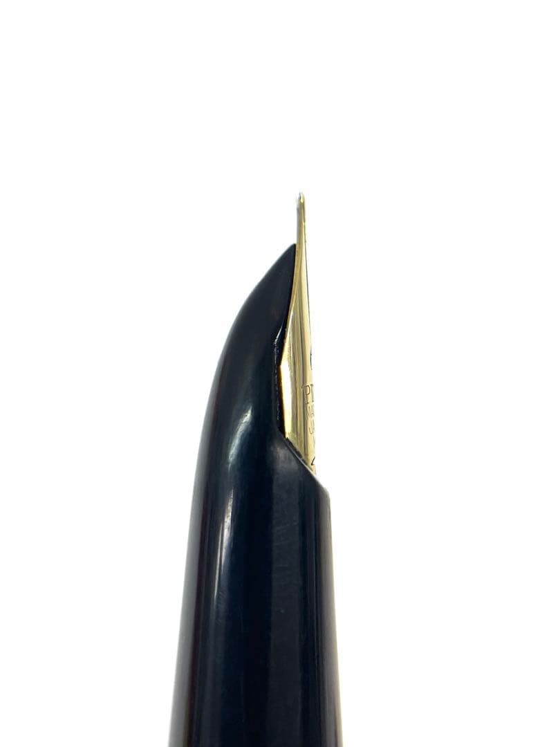 PILOT fountain pen with 14K inset nib in Bordeaux color on white background