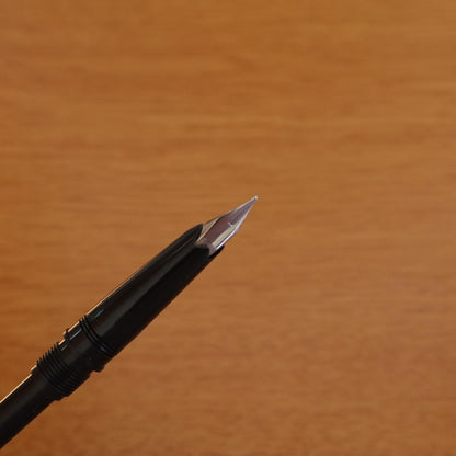 Vintage Waterman silver metal fountain pen and ballpoint pen set with EF nib and cartridge converter