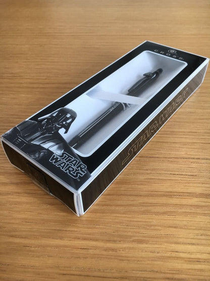 Star Wars Darth Vader CROSS CLICK pen in satin black with imperial black lacquer finish, 135mm length