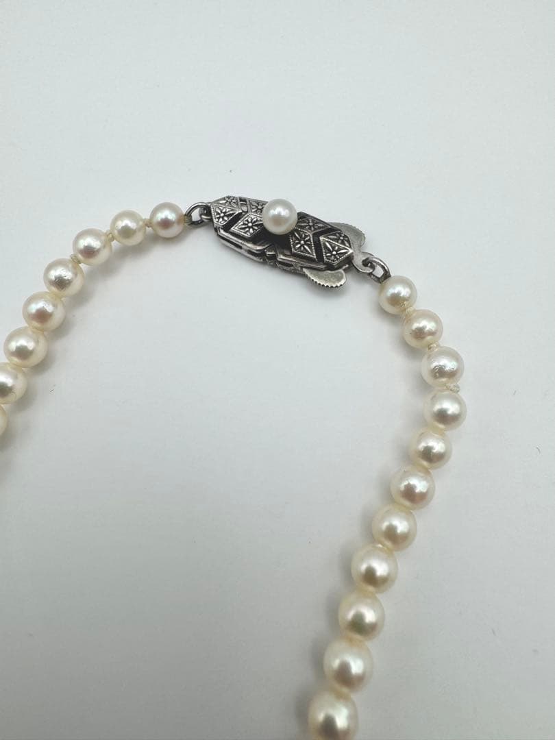 Mikimoto Baby Pearl Necklace with 3.8-4.5mm pearls measuring about 36cm in length weighing 10.9g