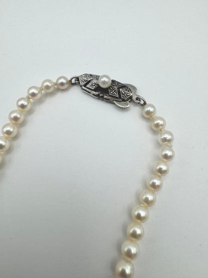 Mikimoto Baby Pearl Necklace with 3.8-4.5mm pearls measuring about 36cm in length weighing 10.9g