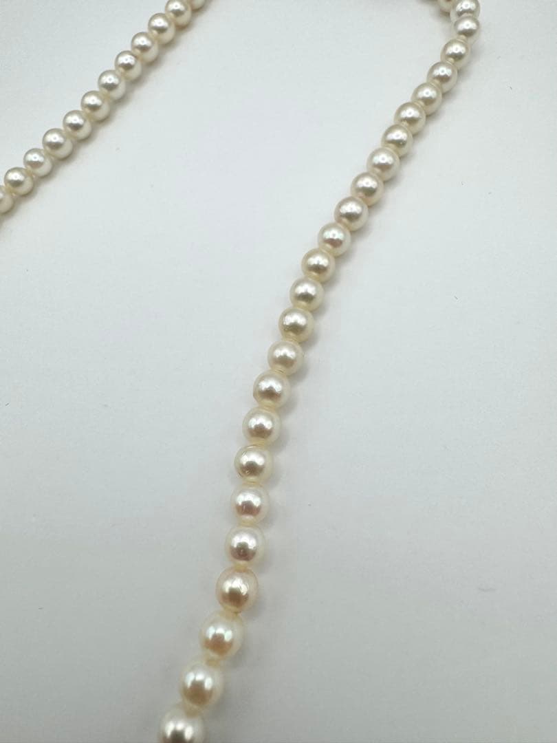 Mikimoto Baby Pearl Necklace with 3.8-4.5mm pearls measuring about 36cm in length weighing 10.9g