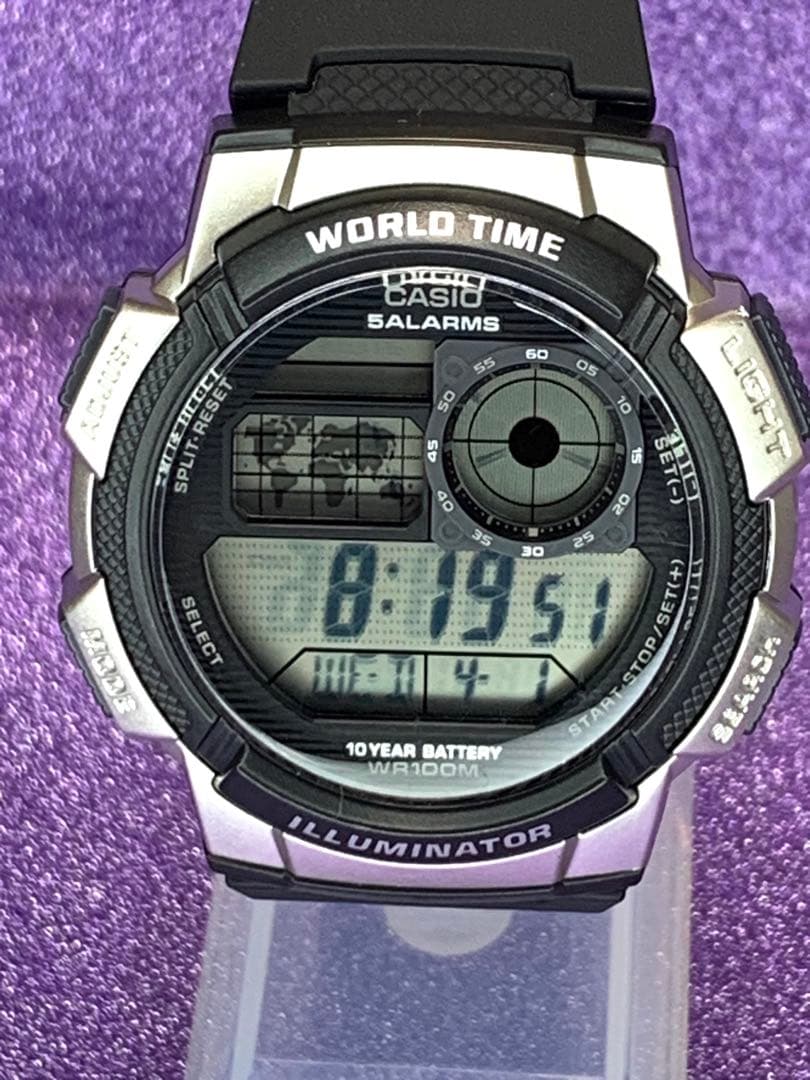 CASIO Durographine AE-1200WH-1A Solar Men's Watch — Japanese