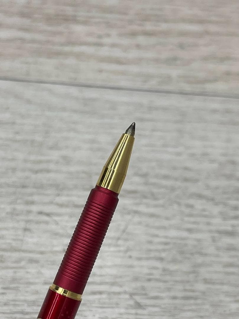 Pilot Laureate Law ballpoint pen with red cap and 0.5mm fine tip in red ink