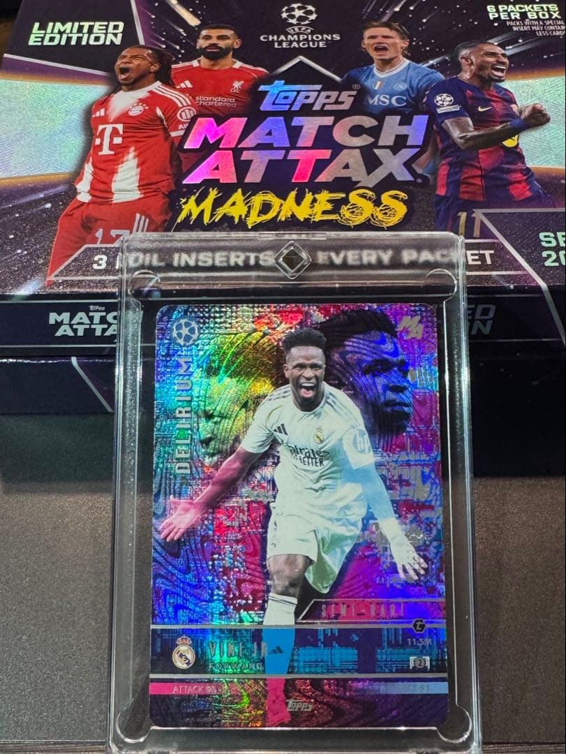 Topps Vinicius Junior Real Madrid Brazil National Team — Japanese