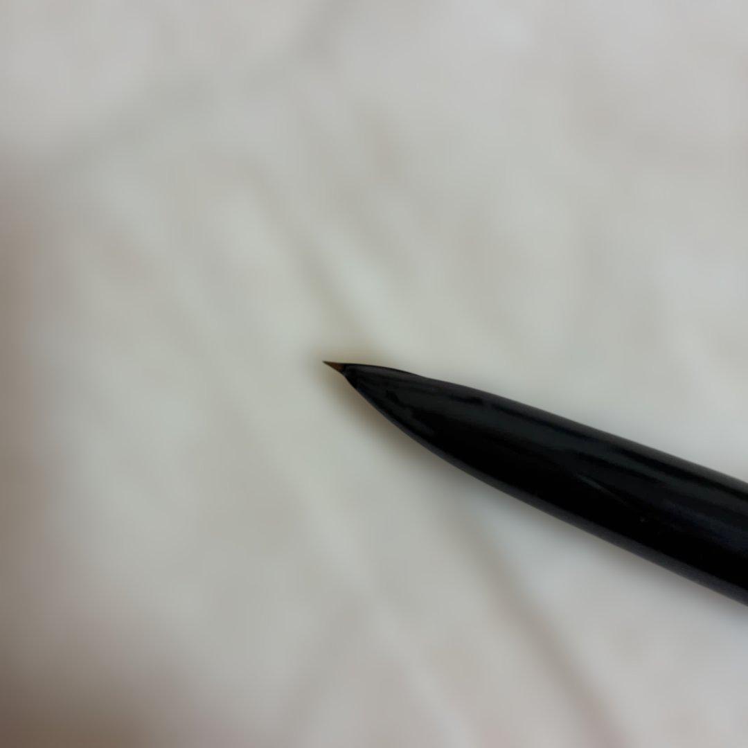 Pilot Elite fountain pen with 18K gold tip featuring black and gold design