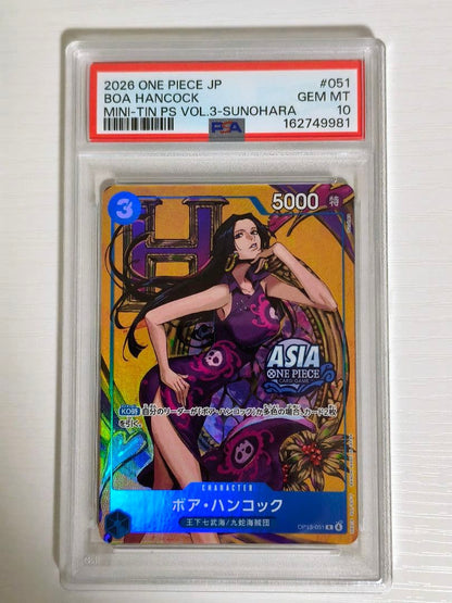 PSA 10 One Piece Hancock L — Japanese