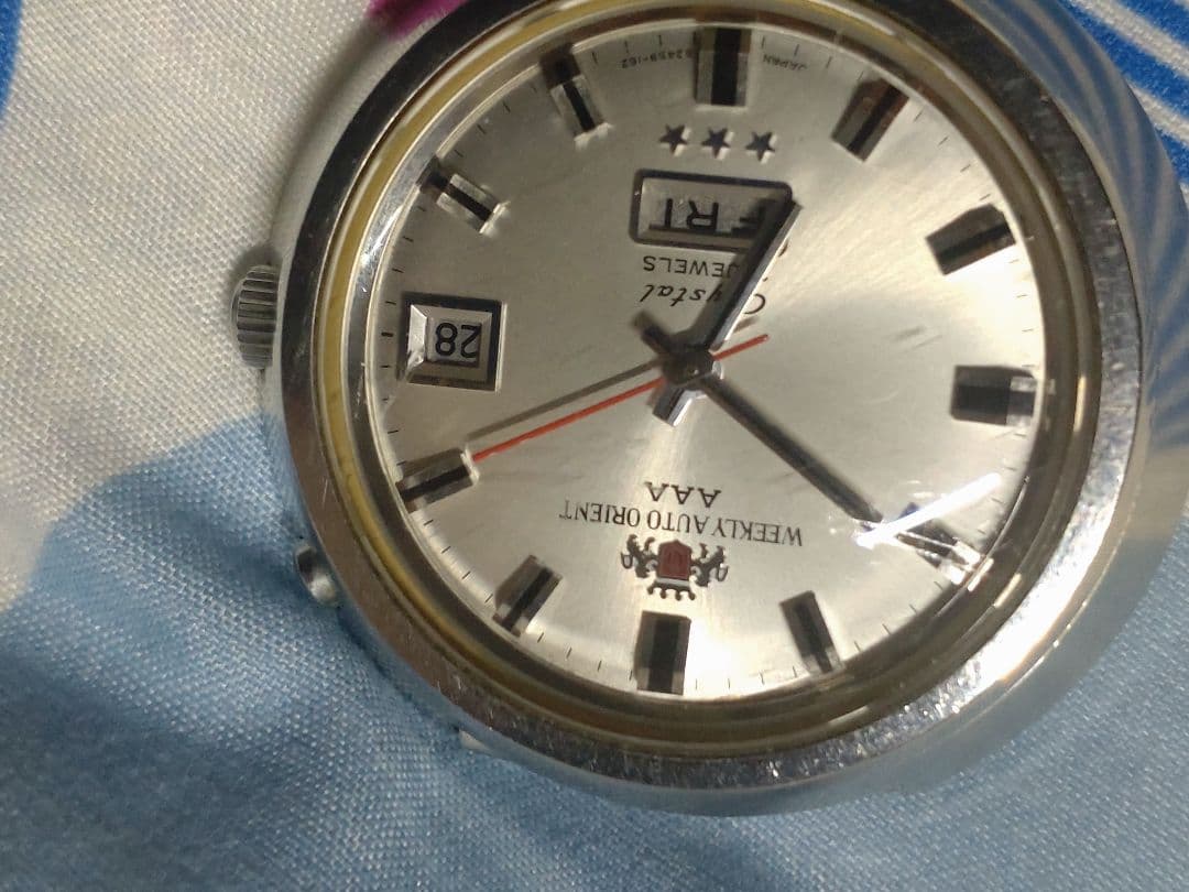 ORIENT WeeklAutoCrystal Automatic Men's Watch — Japanese