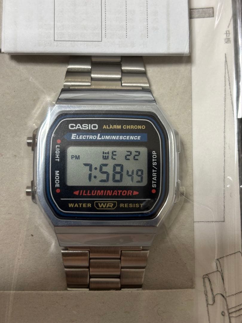 CASIO A168WA-1WDF Digital Men's Watch — Japanese