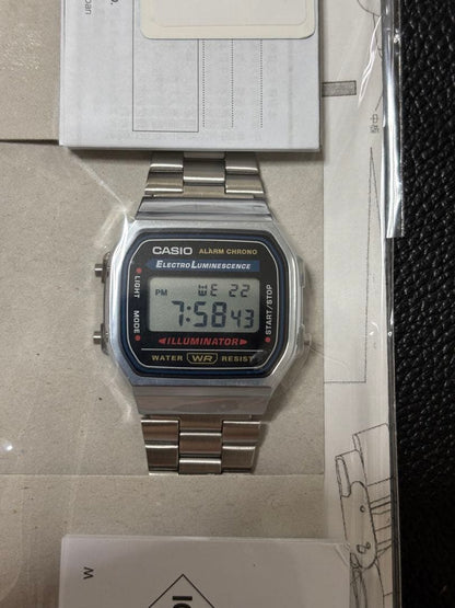 CASIO A168WA-1WDF Digital Men's Watch — Japanese