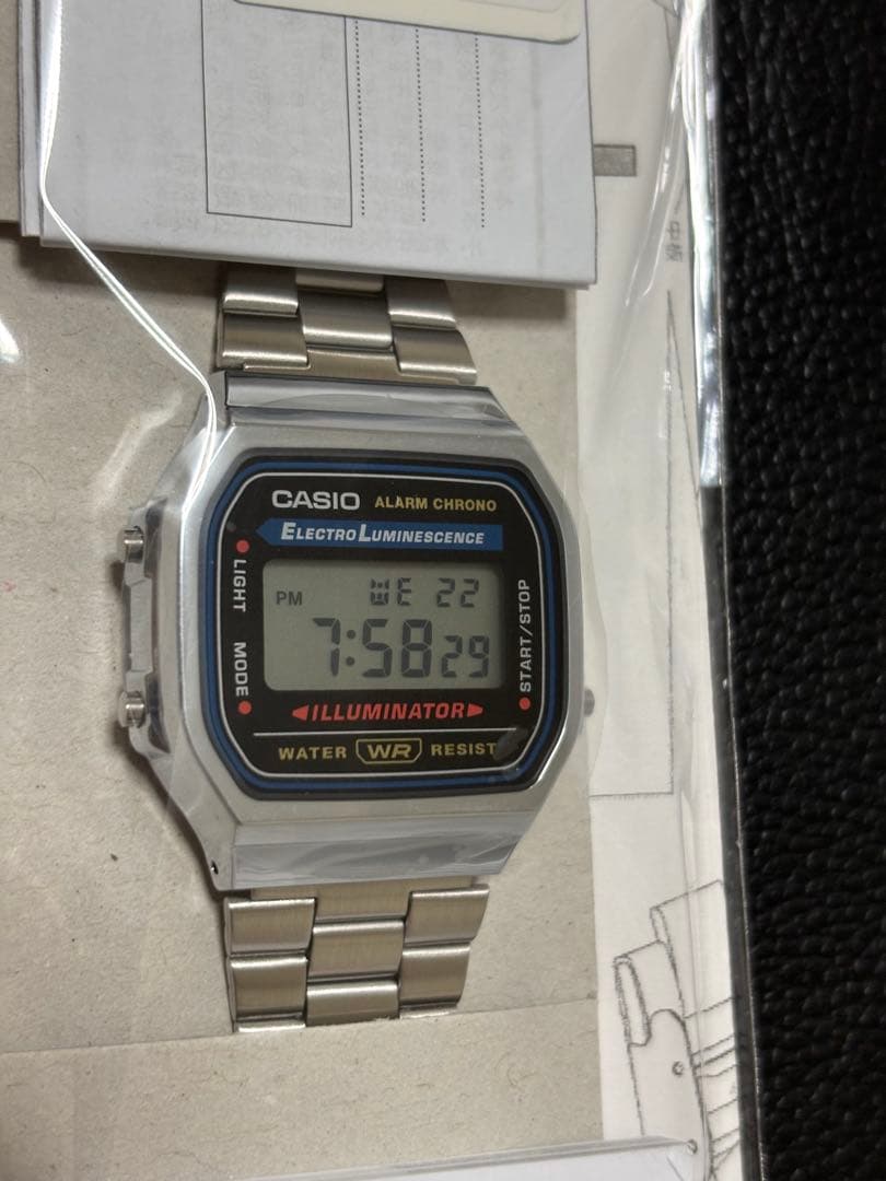 CASIO A168WA-1WDF Digital Men's Watch — Japanese
