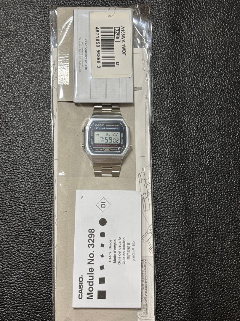 CASIO A168WA-1WDF Digital Men's Watch — Japanese