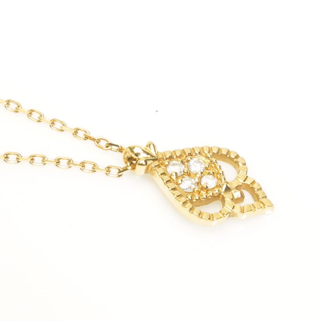 Kuro 3-piece diamond necklace made with K18 yellow gold featuring 0.02ct diamonds and adjustable 36-39.5cm chain
