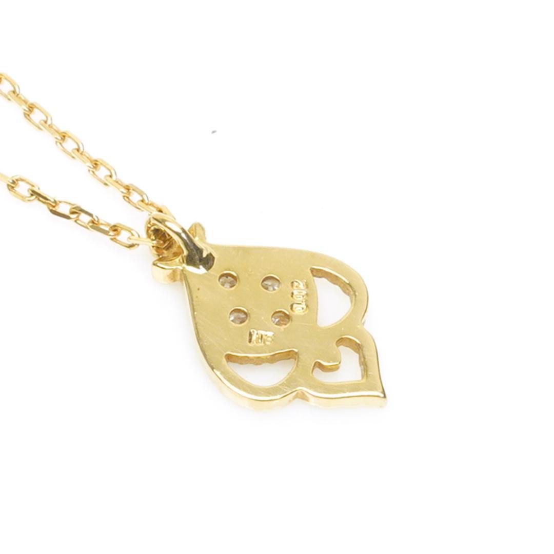 Kuro 3-piece diamond necklace made with K18 yellow gold featuring 0.02ct diamonds and adjustable 36-39.5cm chain