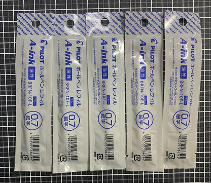 PILOT BRFN-10F-L blue pen refill set with 10 pieces for compatible PILOT pens