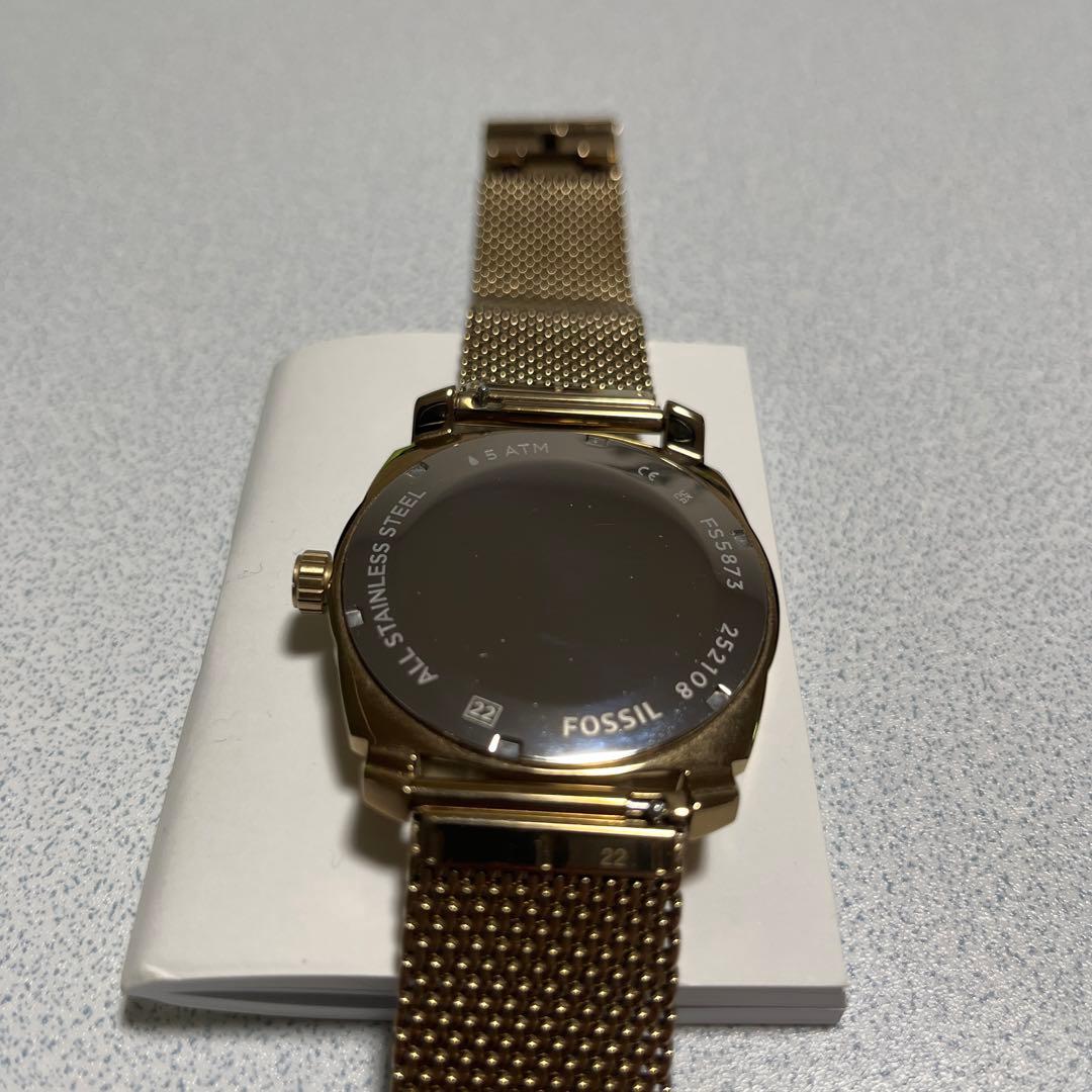 FOSSIL Gold Brown Automatic Men's Watch — Japanese