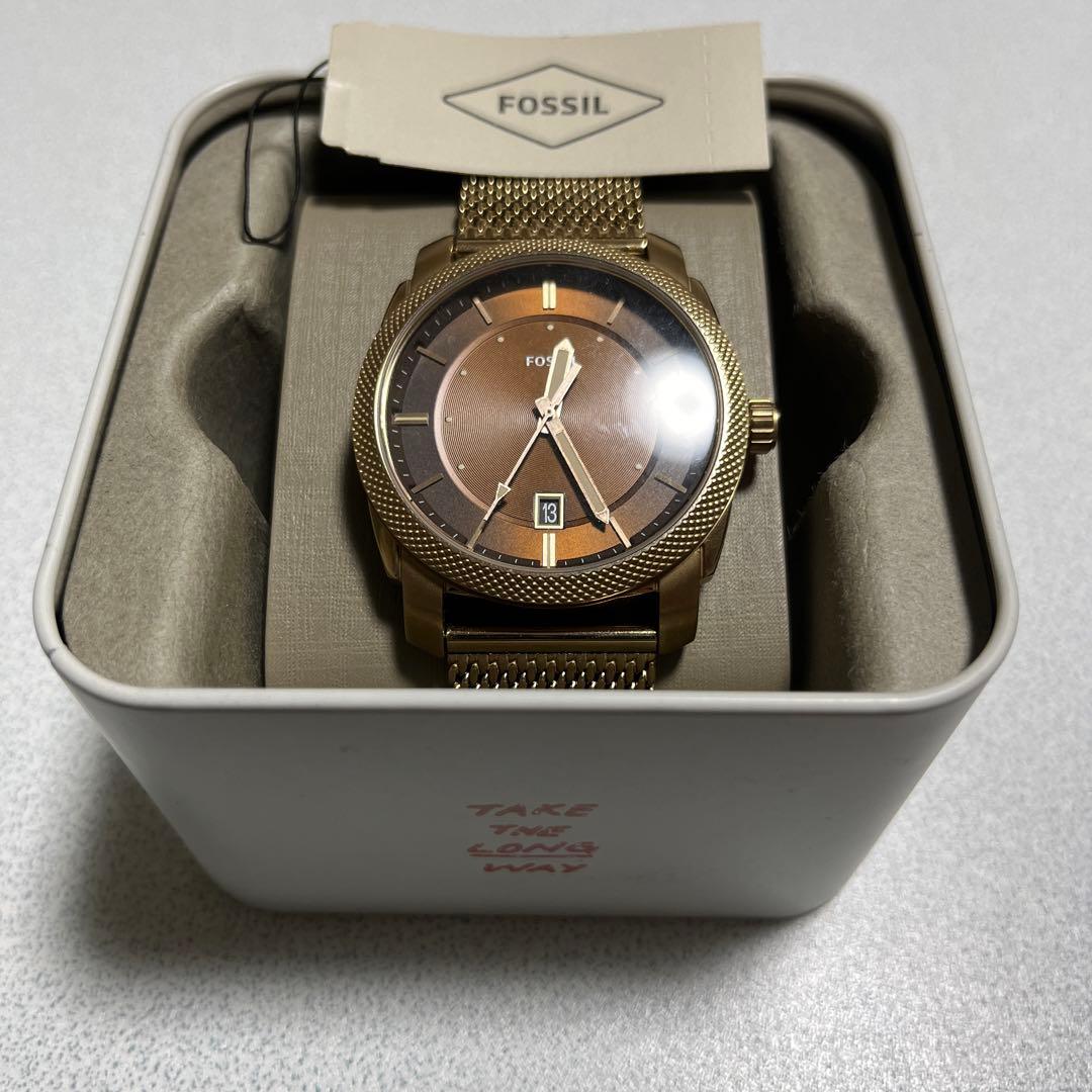 FOSSIL Gold Brown Automatic Men's Watch — Japanese