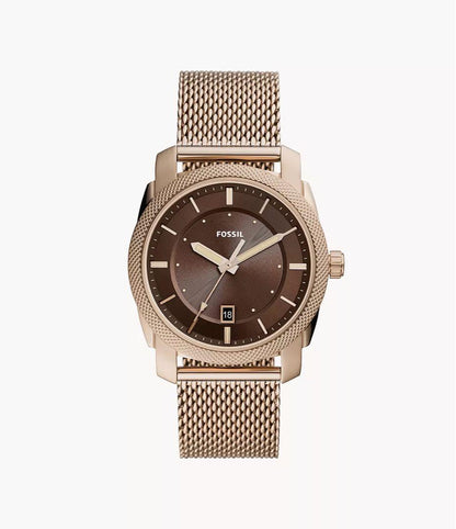 FOSSIL Gold Brown Automatic Men's Watch — Japanese
