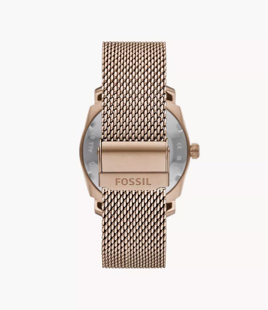 FOSSIL Gold Brown Automatic Men's Watch — Japanese