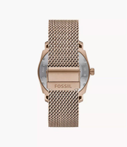 FOSSIL Gold Brown Automatic Men's Watch — Japanese