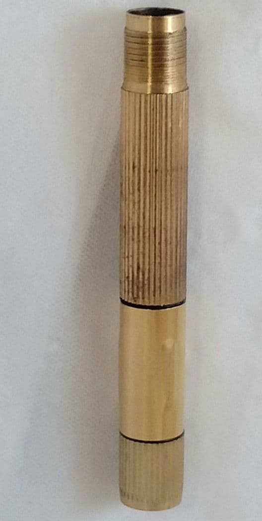 Waterman ballpoint pen in classic design with shiny metal finish and no major scratches