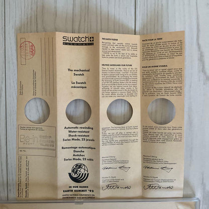 swatch EARTH SUMMIT’92 Men's — Japanese