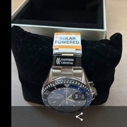 ORIENT RN−TX0208L Solar Men's Watch — Japanese