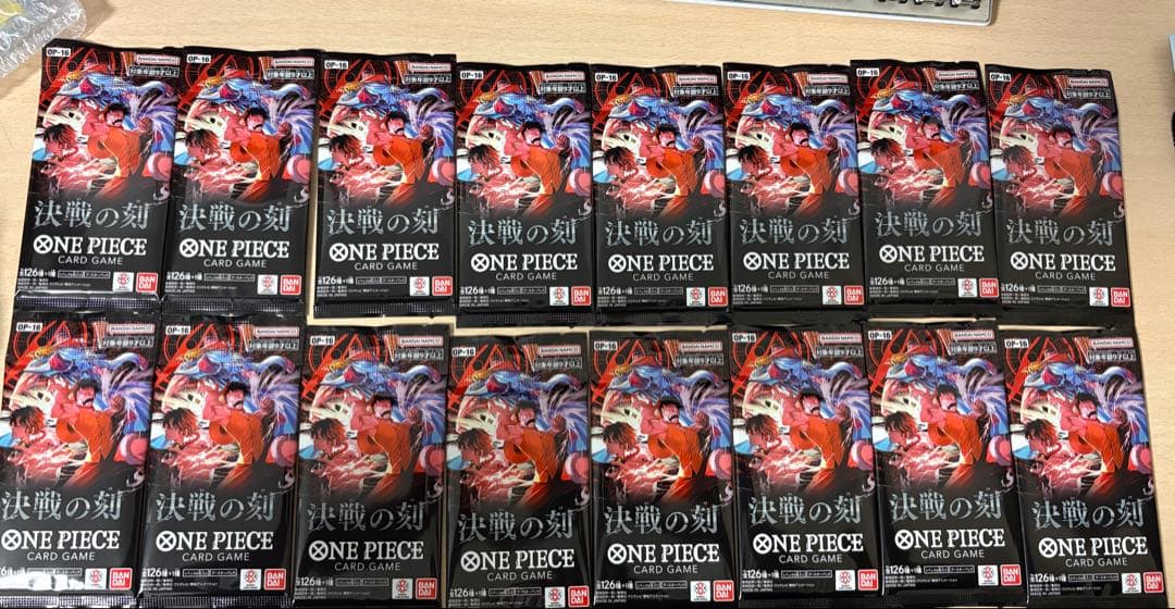 One Piece One Piece Card Game : Moment of Decision 16 Pack Set Pack TSUTAYA — Japanese