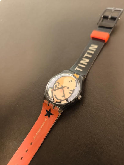 swatch Tin Tin 2004 Quartz Men's — Japanese